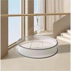 Foldable Sweater Drying Rack Large Mesh Flat Clothes Dryer Stainless Steel